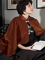 Burnt Orange Mini Cloak